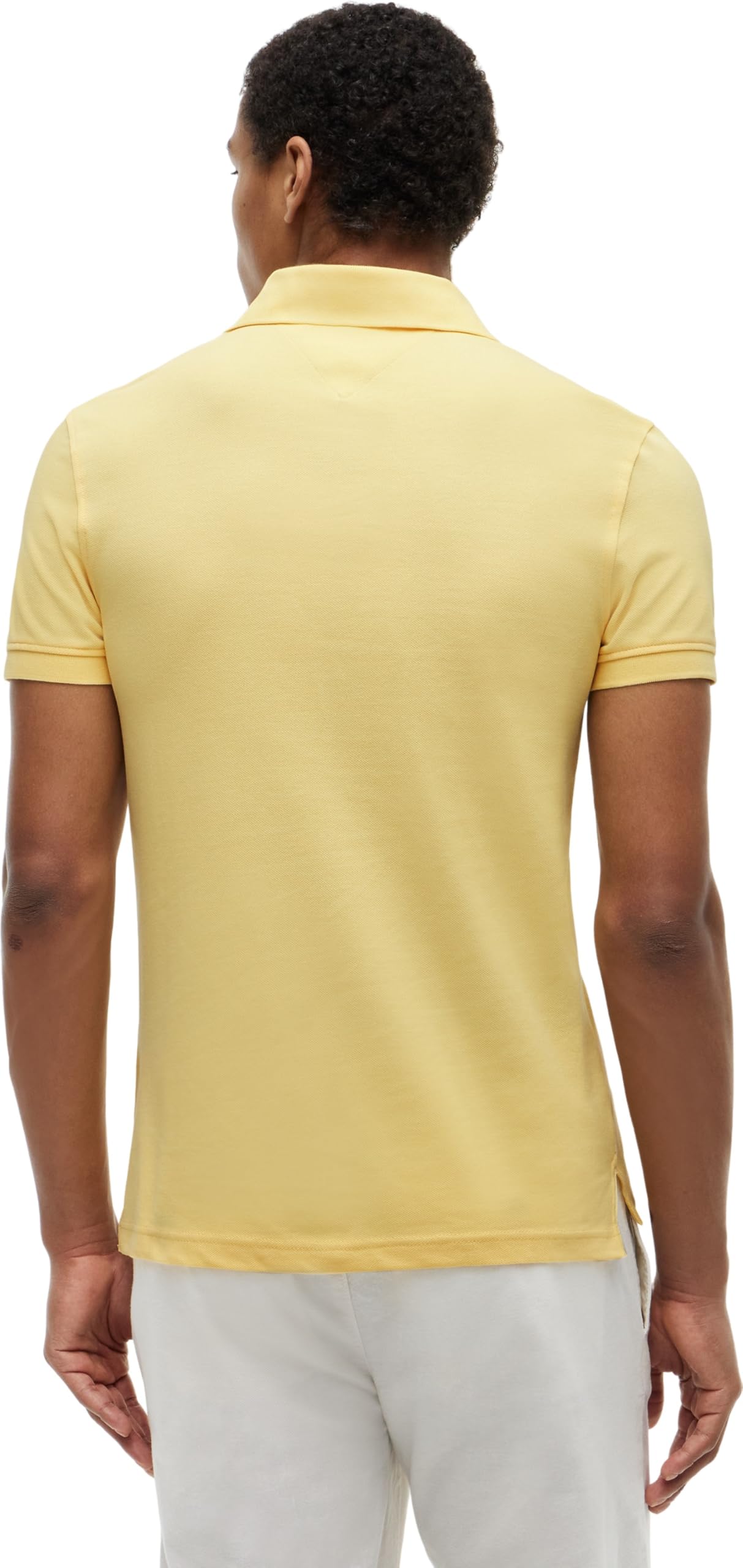 Tommy Hilfiger Męska koszulka polo 1985 SLIM MW0MW17771 S/S Polo, żółta, 3XL, Żółty (Citronella), 3XL
