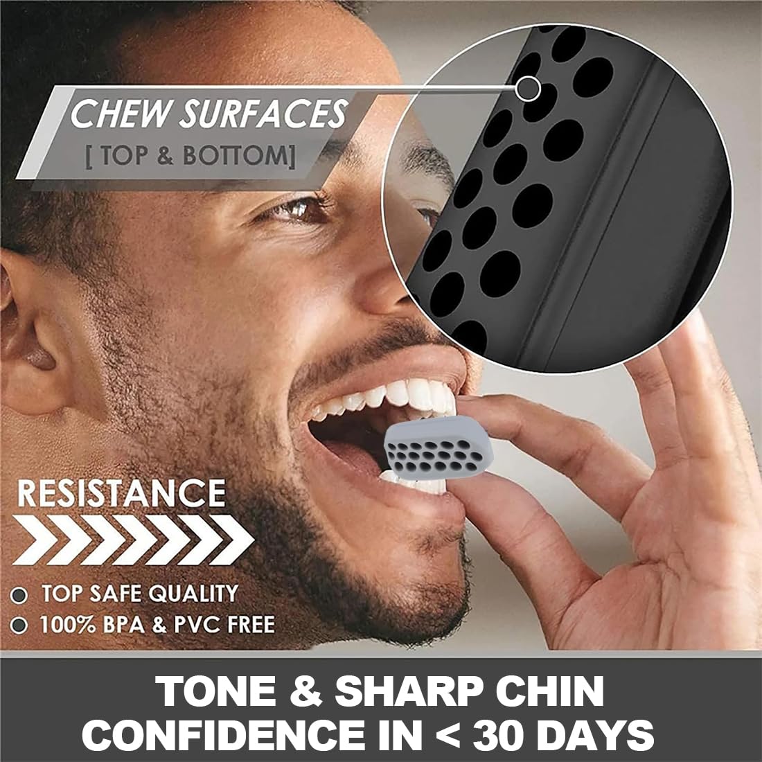 6 Balles D’entraînement De Mâchoire ZUWIJEQ – Renforcez, Tonifiez Et Sculptez Votre Visage