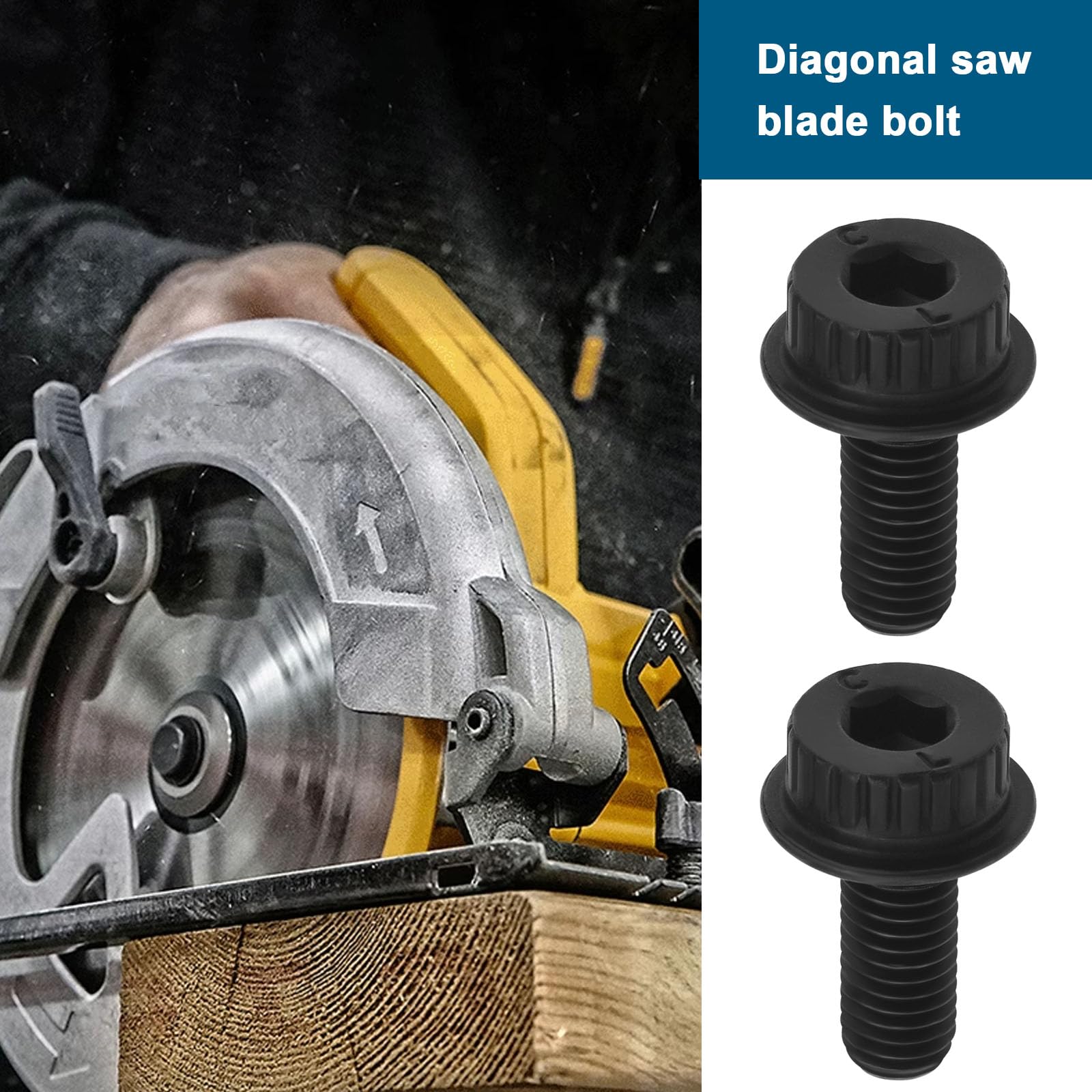 SG Store 2Pcs Circular Saw Blade Bolts N600011 Screw Clamp Bolt Compatible with DeWalt Miter Saw DWS716XPS DWS715 DWS779 DWS713 DCS361M1 - Image 3