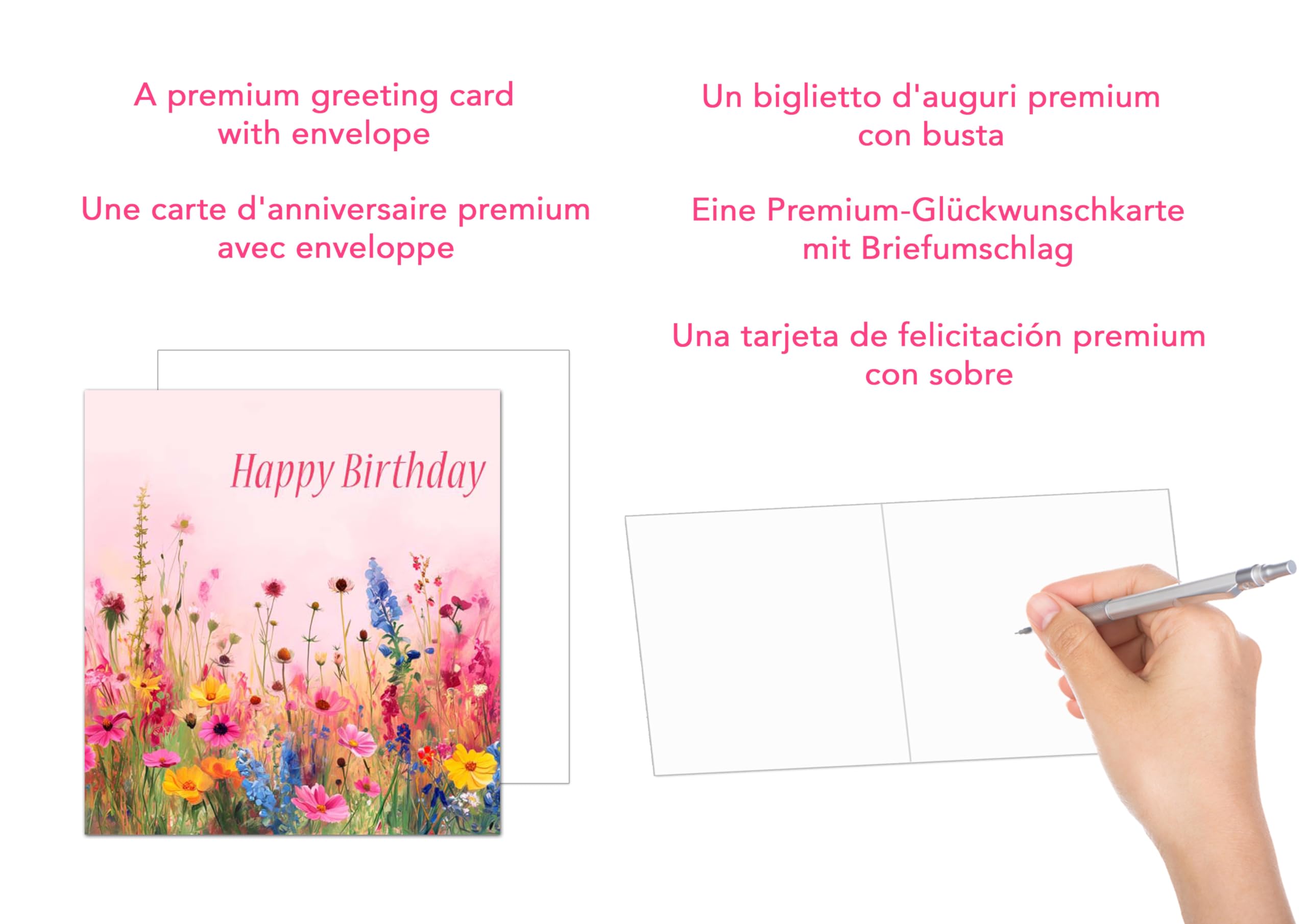 Edition Seidel Biglietto Auguri Compleanno Auto Sportiva - Formato 17x11.5 Cm Con Busta - Design Uomo/Donna