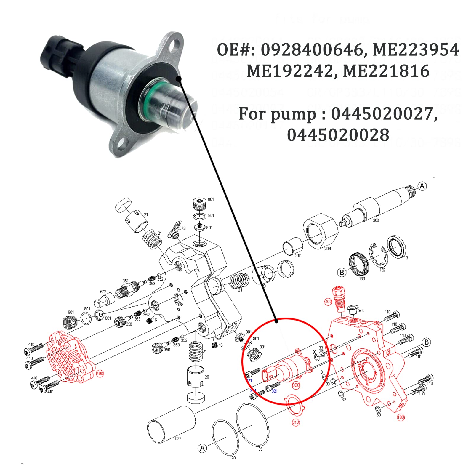 Amazon.com: KEEPTOP 0928400646 Fuel Injection pump Pressure 