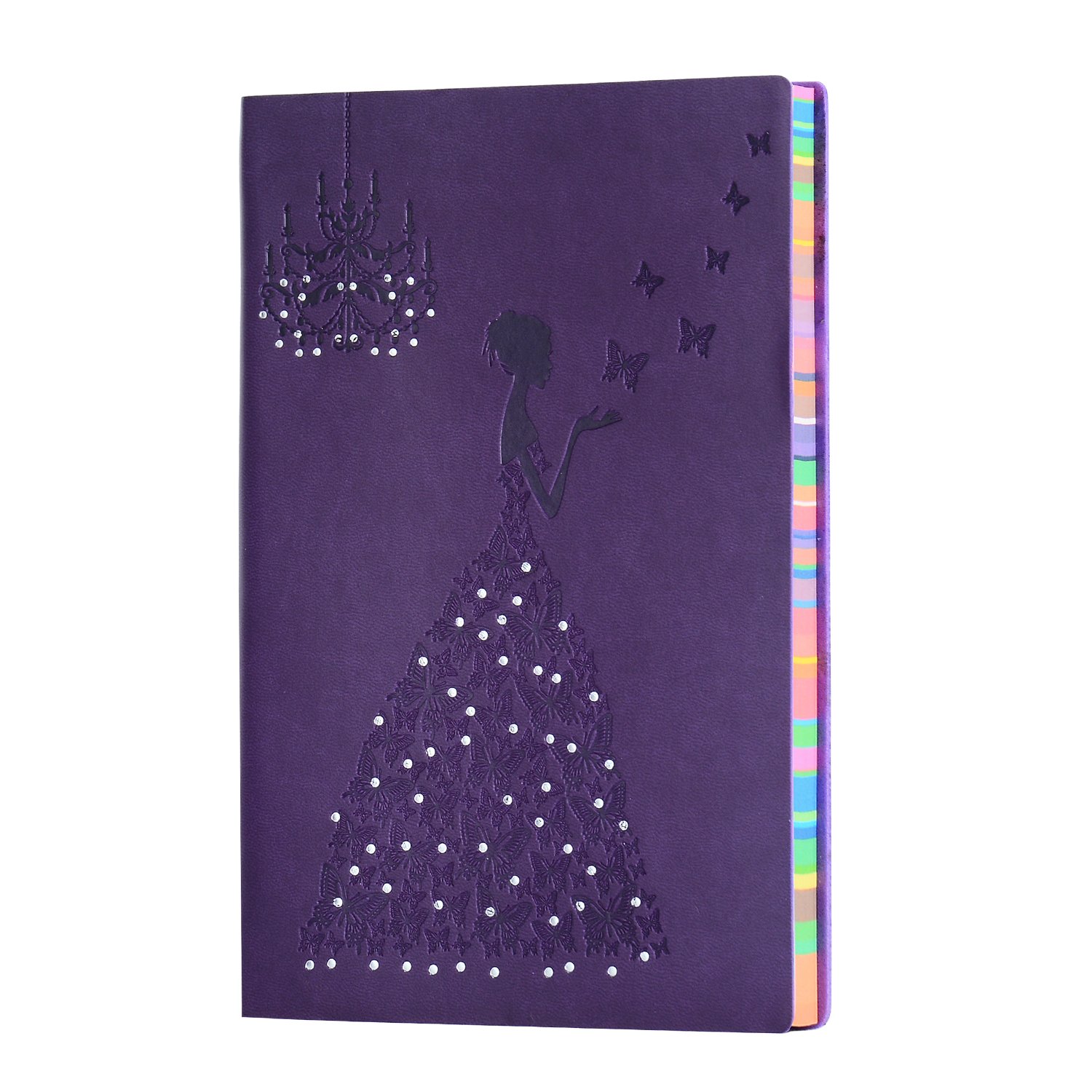 ZEEYUAN Leather Notebook A5 Journal Lined Notebook Diary