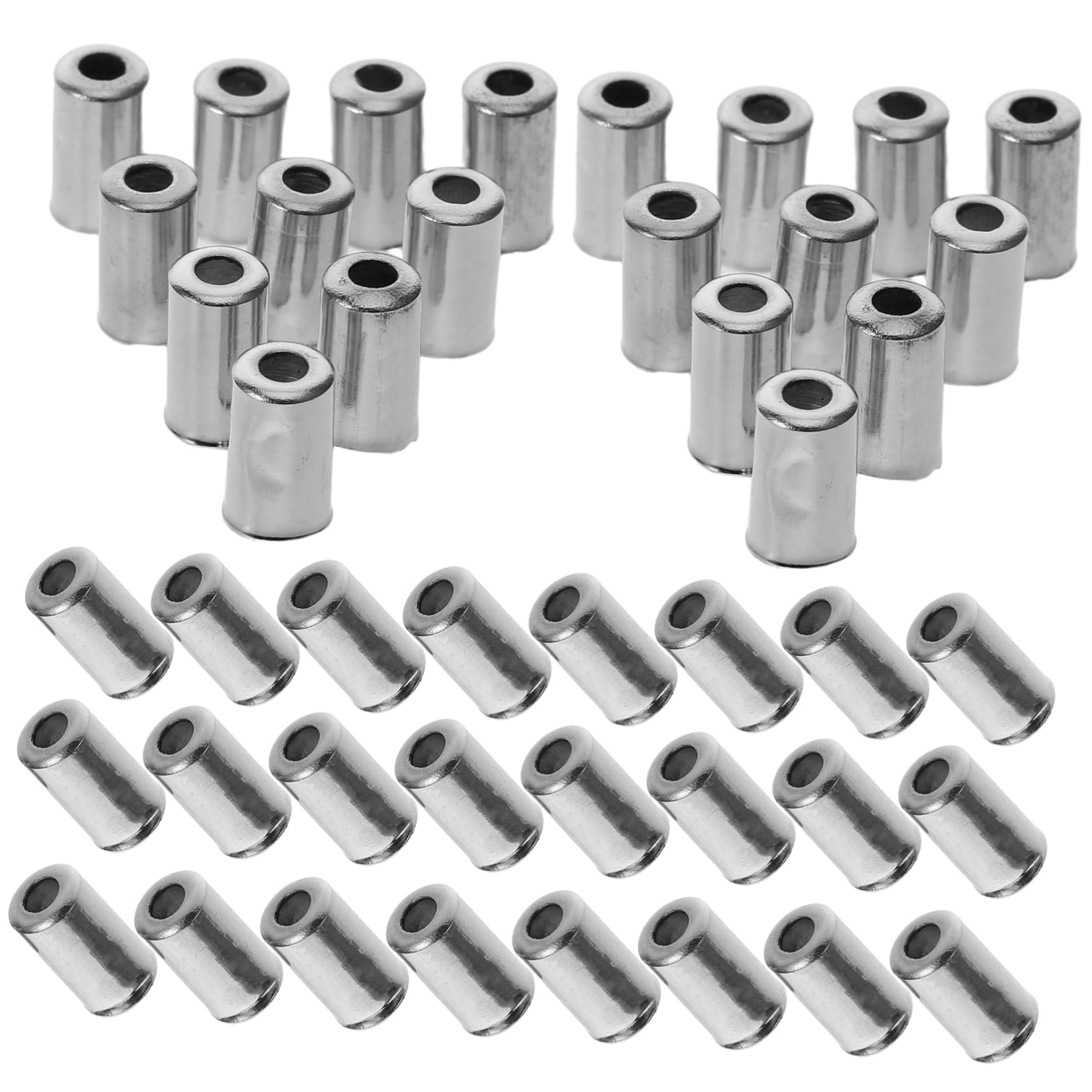 OSOLADY 200pcs Bicycle Brake Cable End Caps Aluminum Alloy Wire Protectors for Mountain and Road Bikes Easy Installation Enhanced Performance Multibike Compatibility Durable Bike