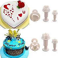 Vista 8 de M MOACC Cake Tools 36 Piece Fondant Cake Cookie Plunger Sugarcraft Flower Leaf Butterfly Heart Shape Decorating Mold DIY Icing Plunger Tools
