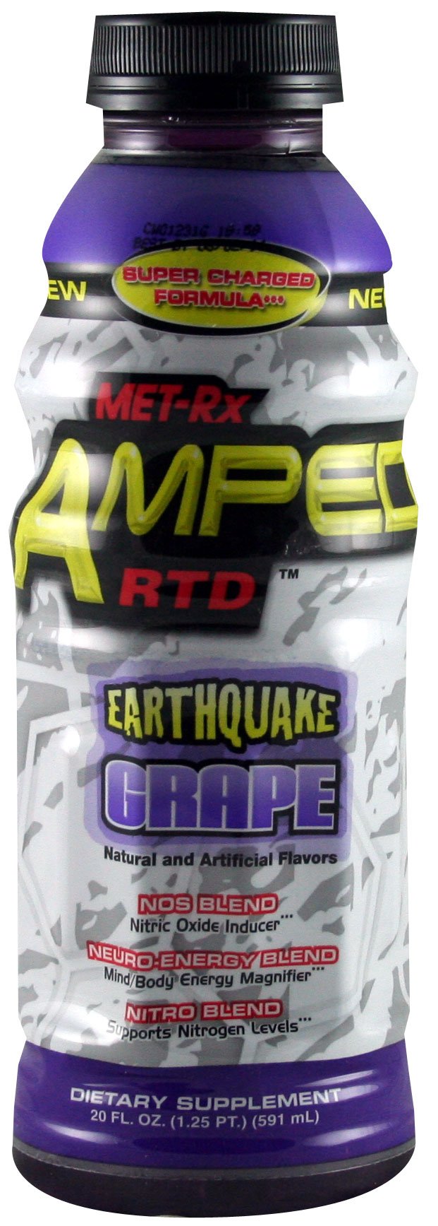 Met-Rx Amped Rtd, Grape, 12-Count