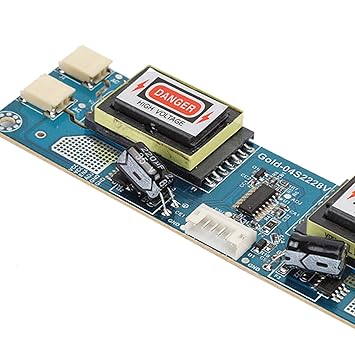 Ubersweet Inverter Board, 6 Pins Inverter, Durable 5.35 x 1.38inch Backlight Use for 10-26