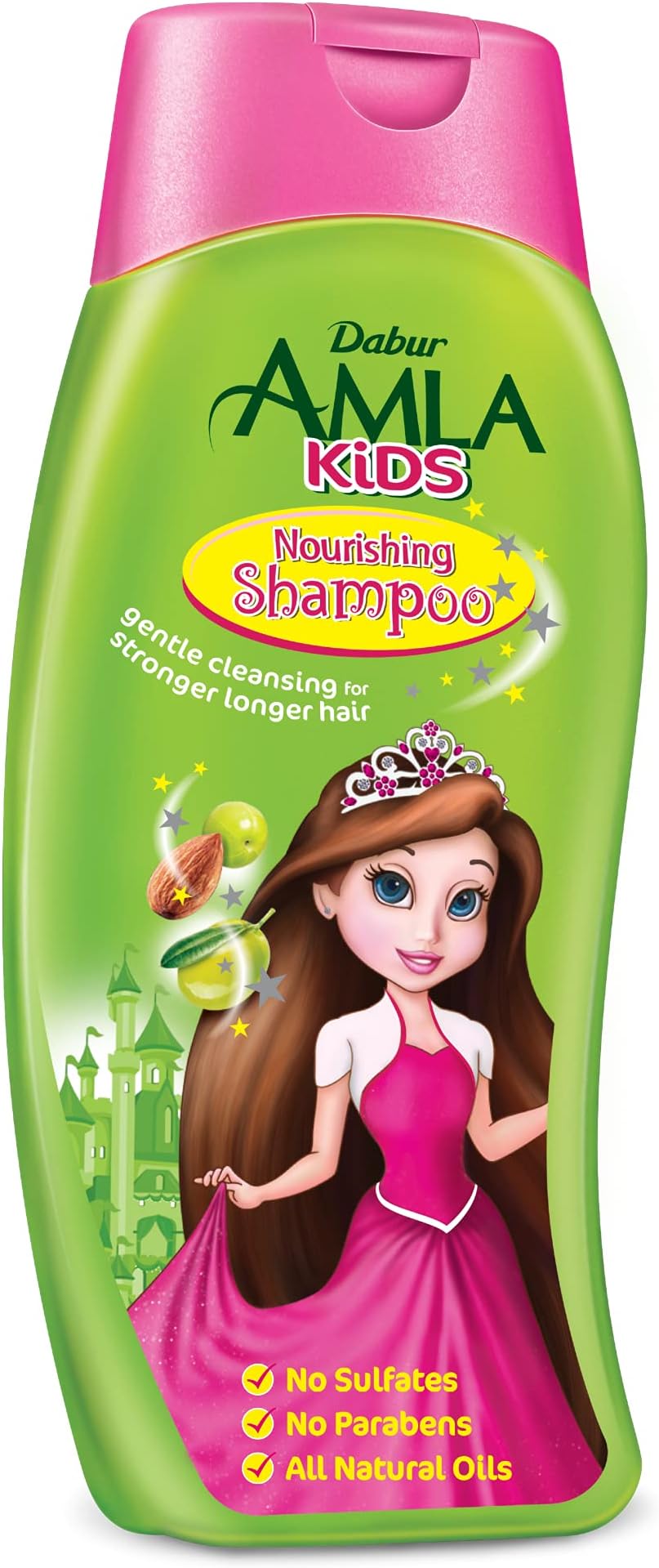 Amla Kids Nourishing Shampoo 500ml | Gentle Cleansing for Strong & Long Hair | Benefits of Amla, Almond and Henna | No Sulfates & No Parabens