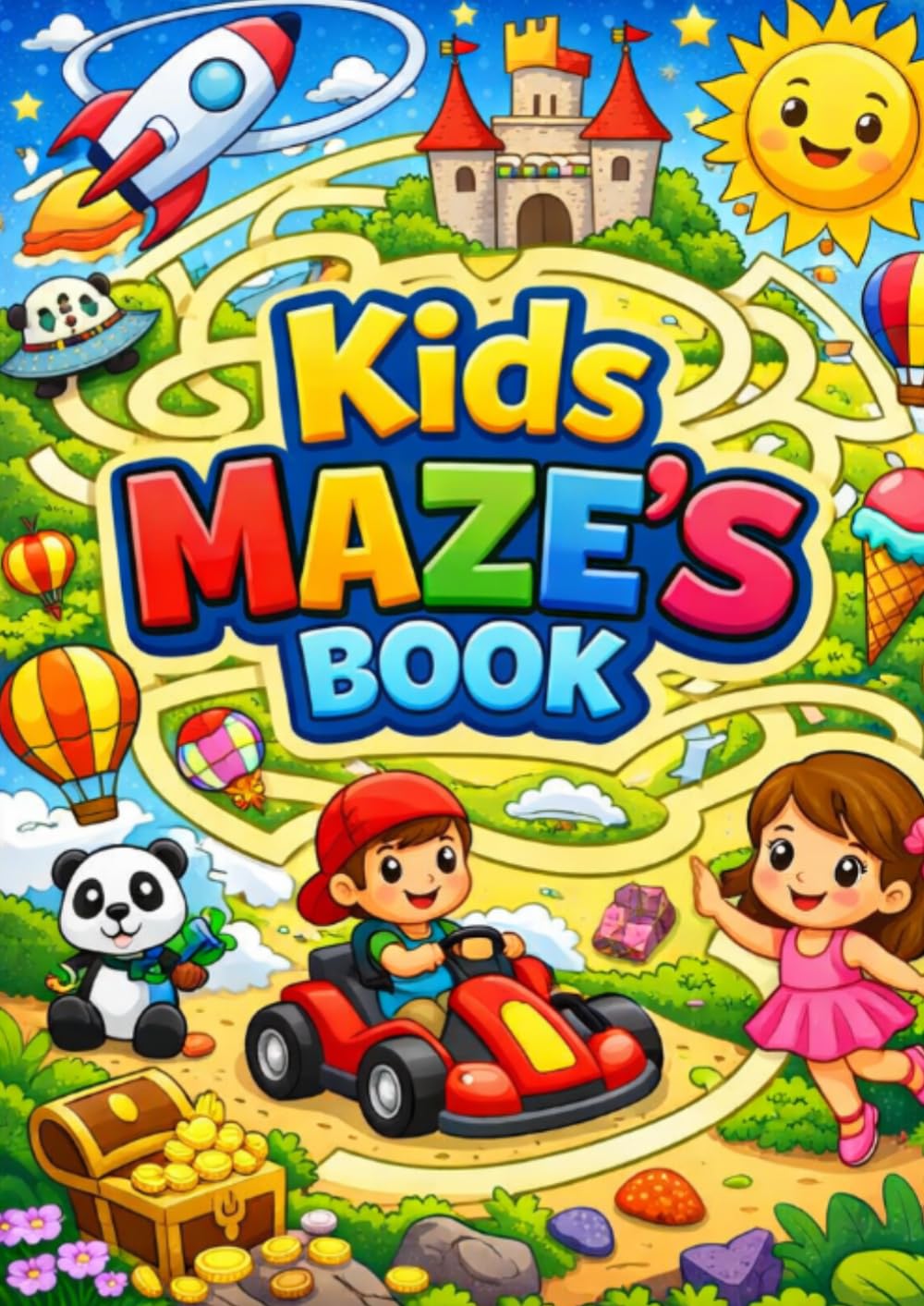 Maze puzzle Workbook