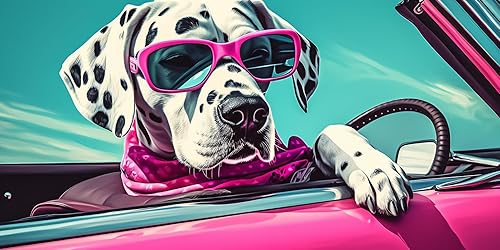 Pintura de diamantes para perros manchados, arte de diamantes 5D para adultosniños, pintura por números, pinturas de diamantes grandes, arte de