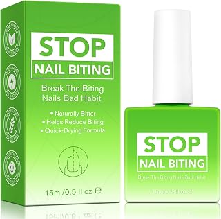 Nail Biting Prevention for Kids and Adults - 15ml Nail Biting Treatment Gel Natural Bitter Taste - Easy and Quickly Stop Habit with Safe Solution