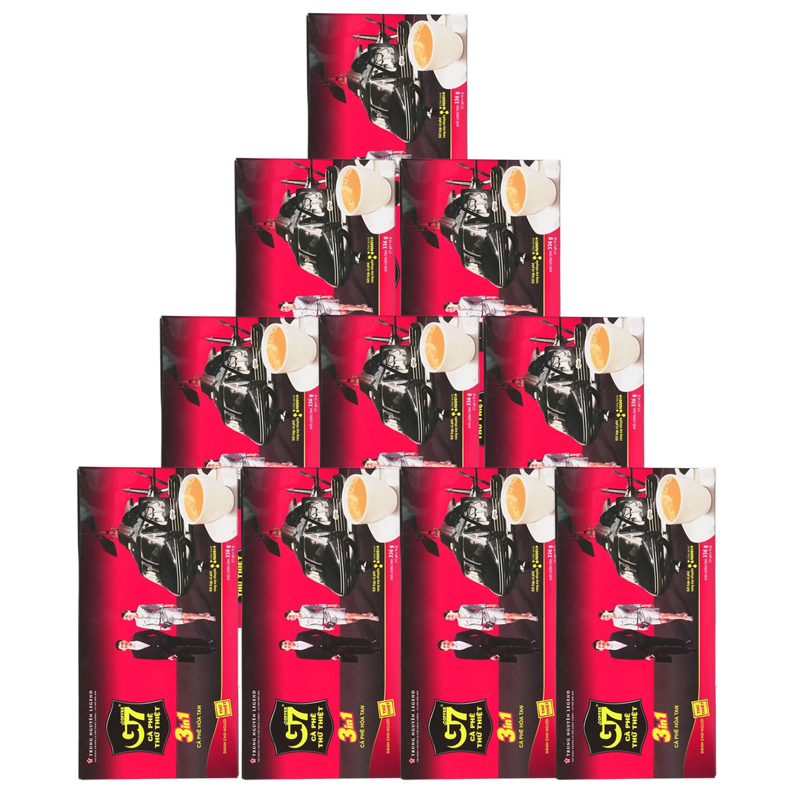 10er Pack (10x336g) Trung Nguyen Legend G7 Ca Phe Hoa Tan Instant Kaffee 3in1