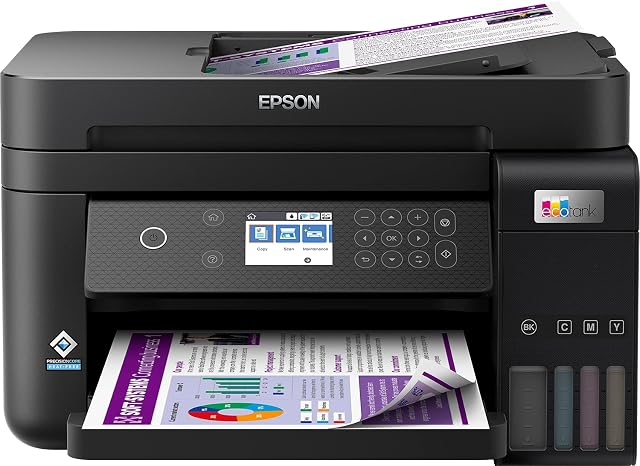 Epson EcoTank ET-3850 Print/Scan/Copy Wi-Fi Ink Tank Printer, With Up To 3 Years Worth Of Ink Included