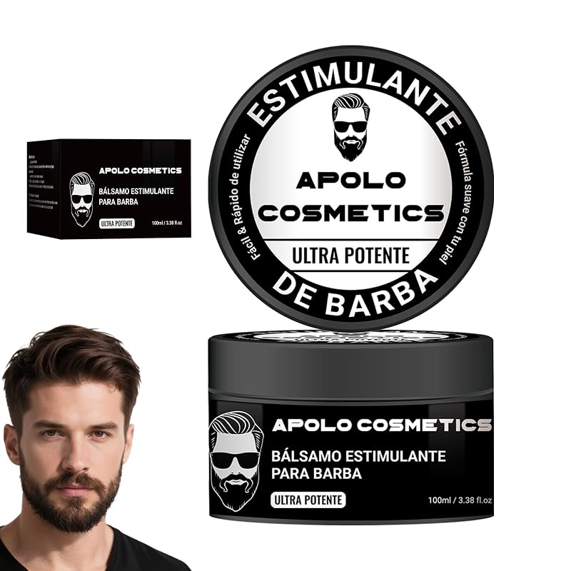 Bálsamo para Barba apolo cosmetics sem fragrância, 100 mL, 1 unidade
