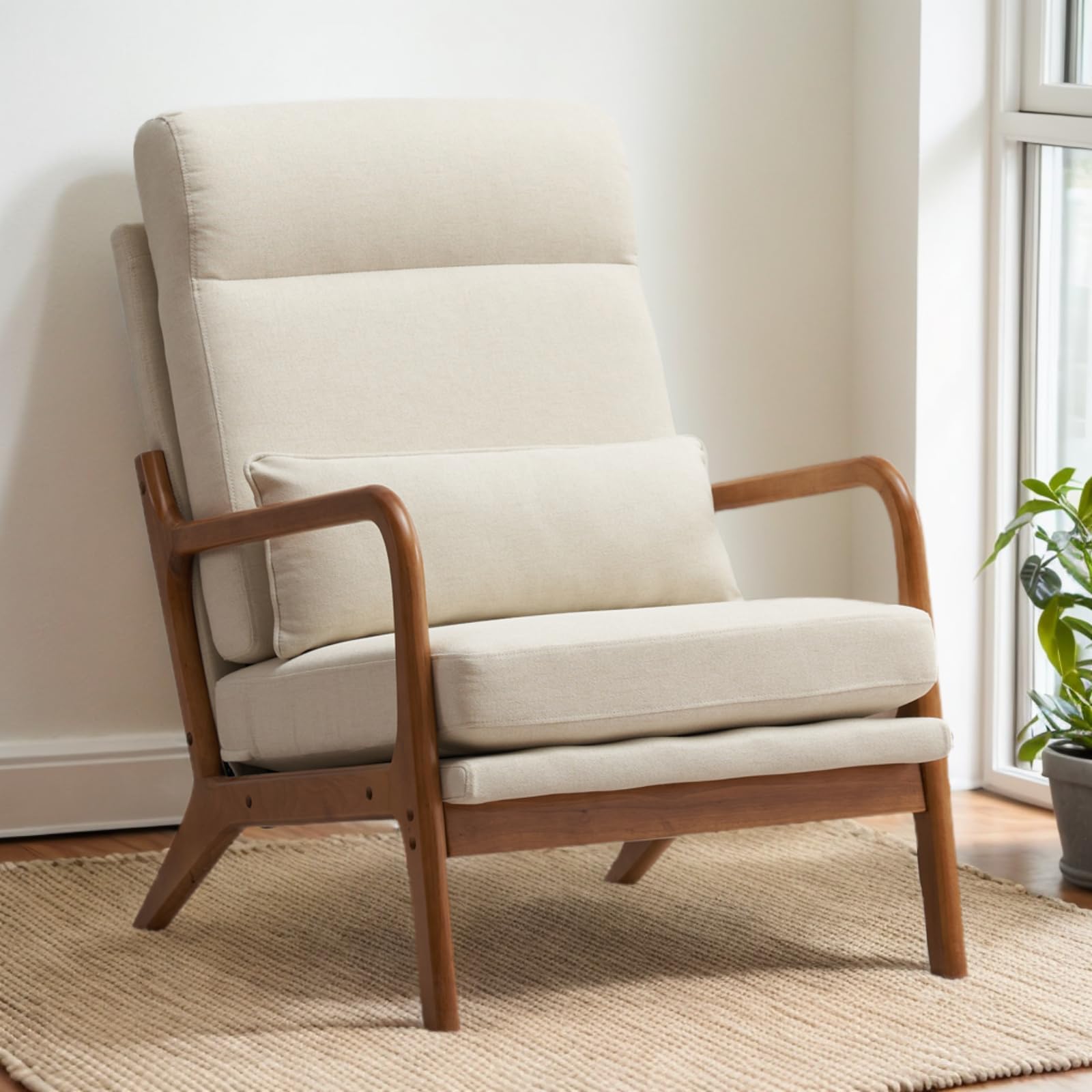 Karl home Accent Chair Mid-Century Modern Chair 