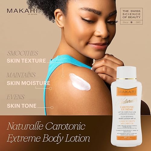 Miniatura 2 de MAKARI Carotonic Extreme Body Lotion (17.6 oz) | Combate el exceso de producción de aceite | Ayuda a desvanecer cicatrices y marcas corporales |
