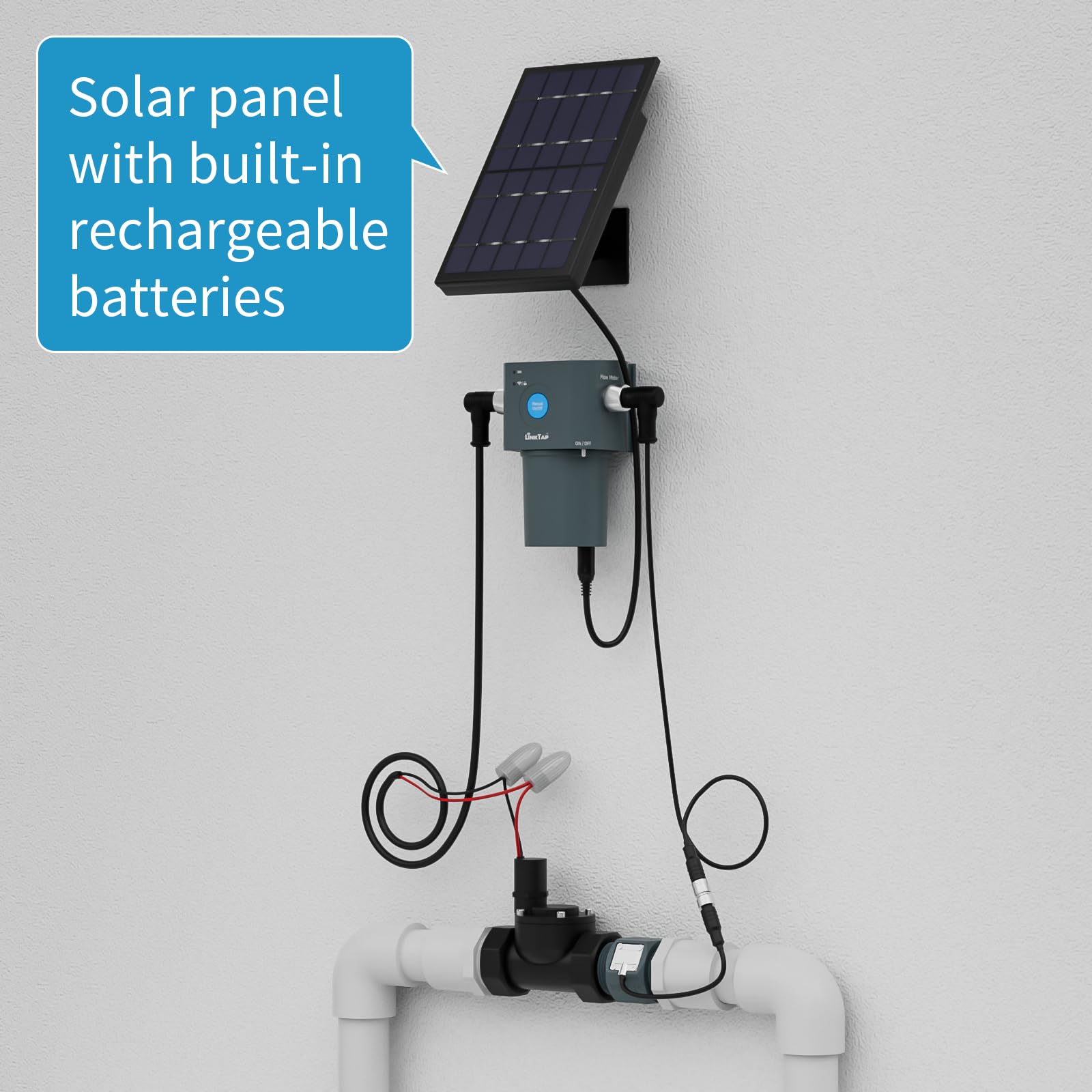 LinkTap ValveLinker - Convertidor CC con Funda Impermeable, Convierte Entrada de 9-24 V CC a Salida de 9 V CC, Compatible con Paneles solares, adaptadores CA/CC y Varias Fuentes de alimentación de CC