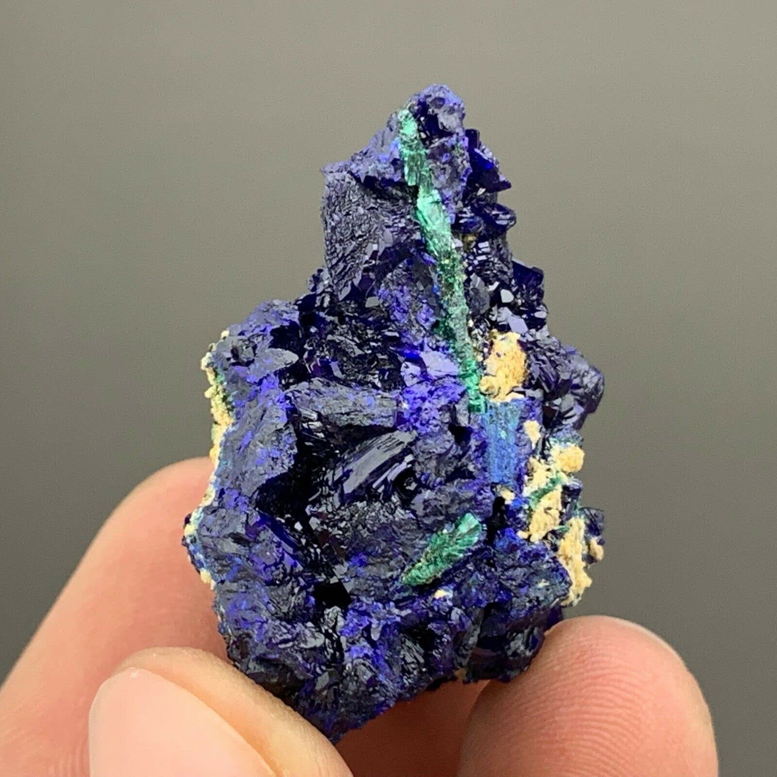 Spécimens naturels de cristallins d'azurite/Malachite de Chine Y4 xingyong