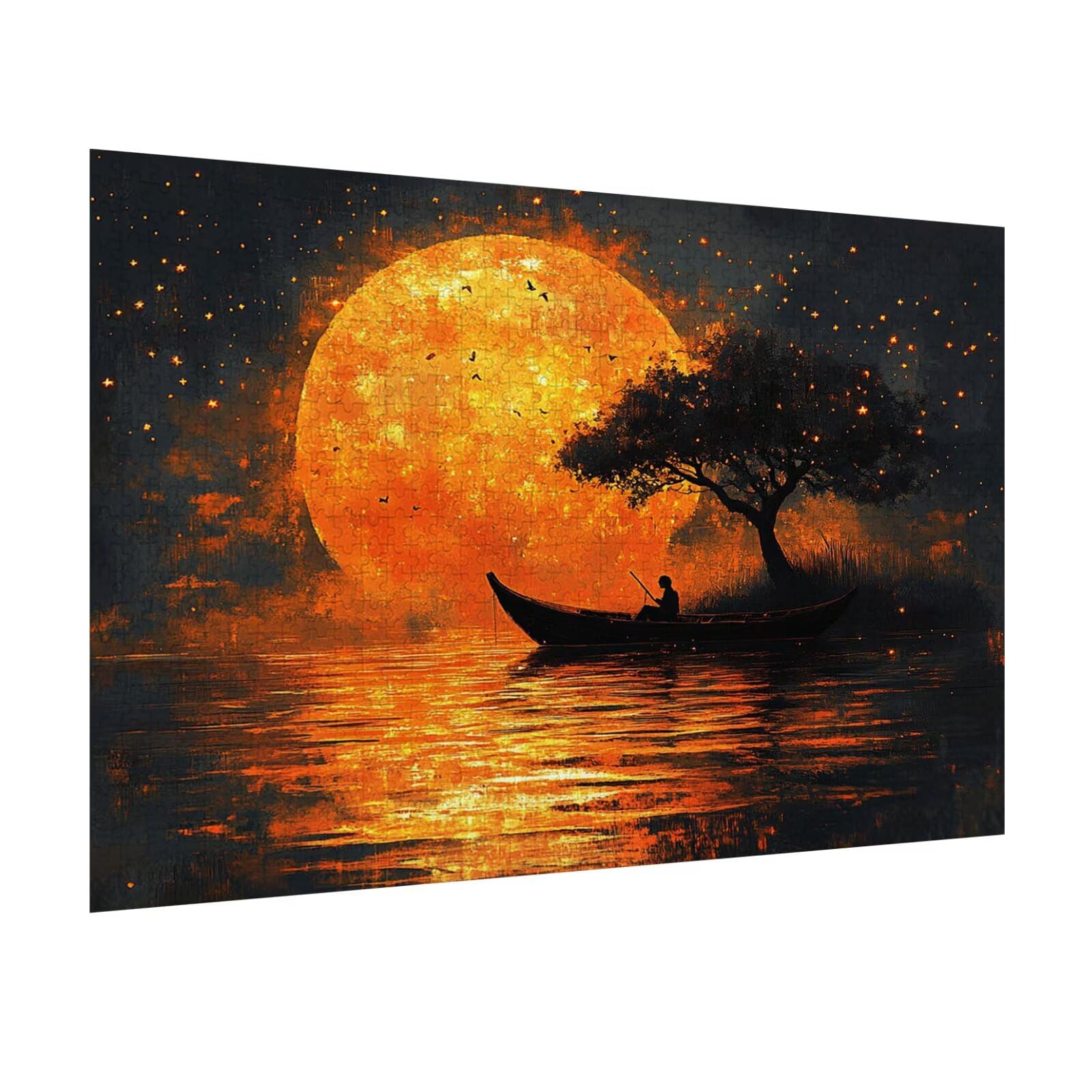 Puzzle 6000 Pezzi astratto Puzzle Classici per Gioco Familiare, n-49 | Impossibile Puzzles, Intrattenimento Creativo, Rilassamento Intelligence, Regalo per Amore e Amico, Home Decor, Sole calante