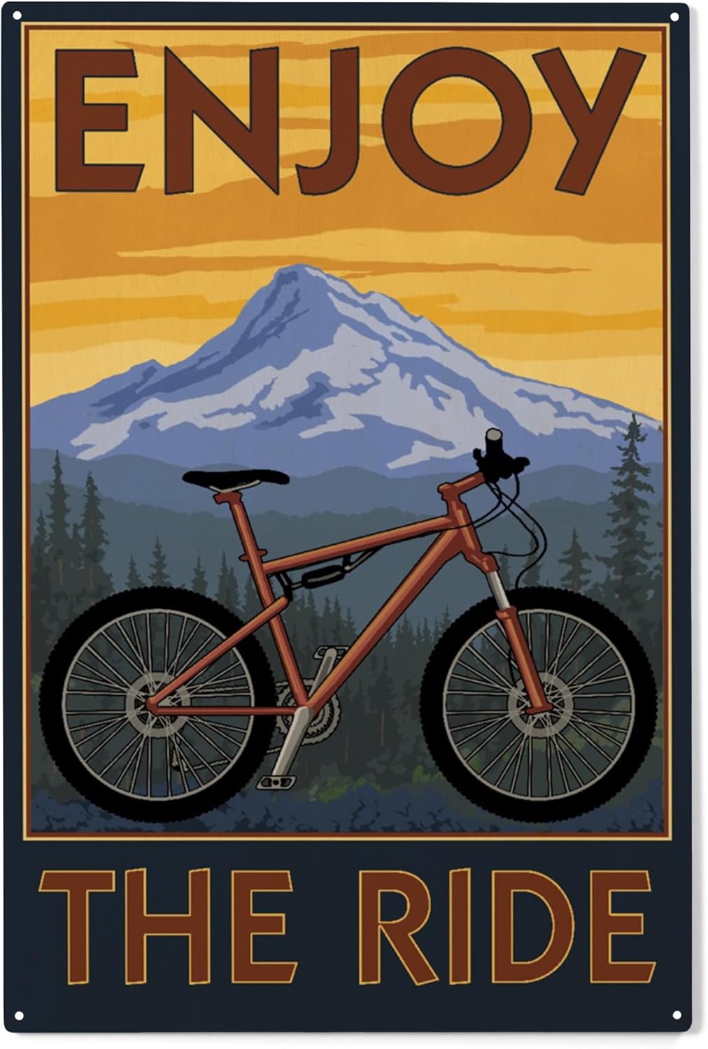 Lantern Press 10x15 Inch Wood Sign, Ready to Hang Wall