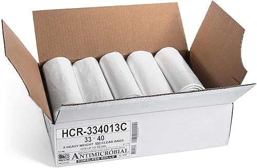 Miniatura 2 de Aluf Plastics - Bolsas de basura con capacidad de un galón, bolsas de basura de alta densidad equivalentes a micras, para baño, oficina, uso