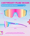 3 Pack Kids Sunglasses for Boys Girls Age 4-14, Youth Baseball Sunglasses, Cycling Softball Running UV Protection Sport