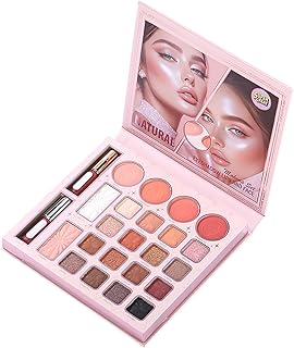 Eyeshadow Palette | 24-Color Smudge-Proof Cos...