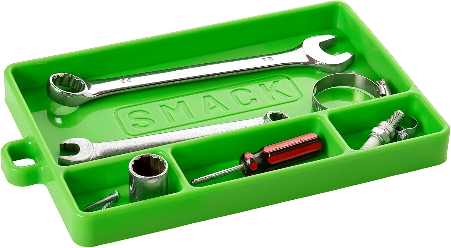 Gripty | PREMIUM Silicone Tool Tray | Flexible | Multi Purpose Mat | Portable Tool Box Organizer | No Magnets | Easy Clean Up | (Medium-ORIGINAL Green)
