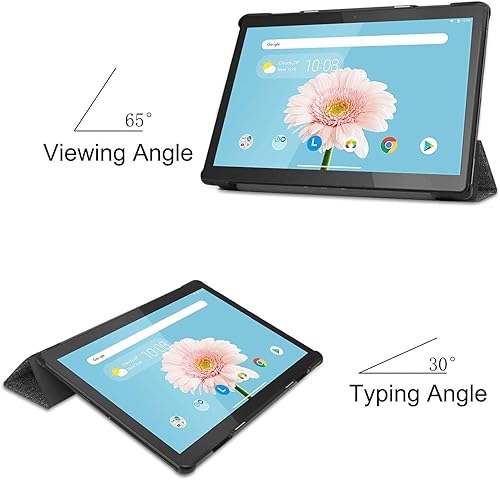 Vista 3 de Funda inteligente para Lenovo Tab M10 HD TB-X505F, ligera, con triple soporte, forro de microfibra para Lenovo Tab M10 HD TB-X505F TB-X505L/Lenovo