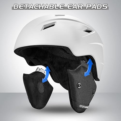 Miniatura 4 de Odoland - Juego de casco de esquí y gafas, gafas de casco de snowboard para hombres, mujeres y jóvenes - Equipo a prueba de golpes y viento para