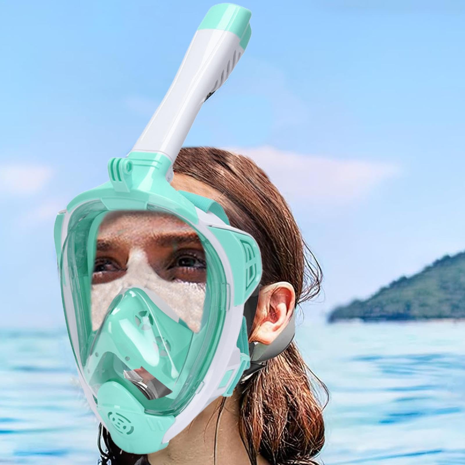 Gafas de esnórquel para adultos, gafas de natación antivaho, vista panorámica de 180°, gafas de natación antivaho, gafas de buceo sin fugas para hombres y mujeres