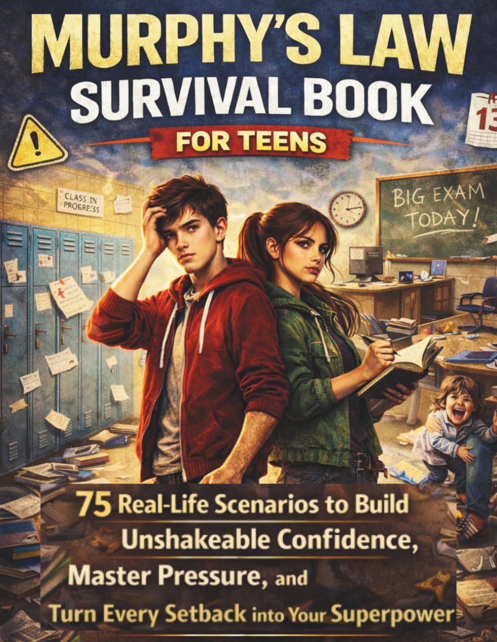 Murphy's Law Survival Book for Teens: 75 Real-Life Scenarios to Build Unshakeable Confidence, Master Pressure, and Turn Setbacks into Superpowers