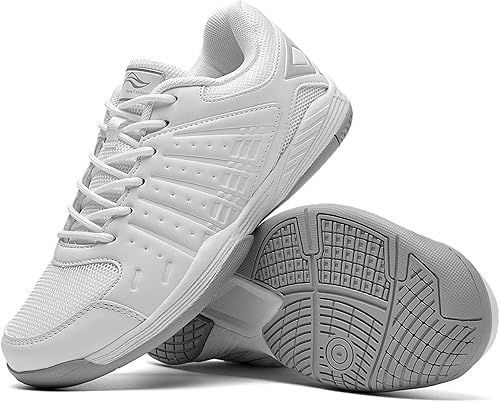 Miniatura 2 de Lamincoa Zapatos de pickleball para hombre, tenis de cancha para entrenamiento de bádminton, raqueta, squash, voleibol, interiores y exteriores