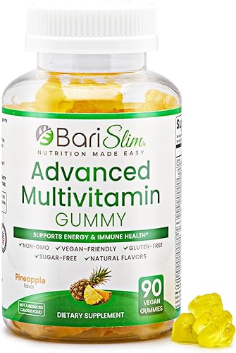Miniatura 10 de BariSlim Gomitas multivitamínicas bariátricas avanzadas, vitaminas bariátricas especialmente formuladas para pacientes después de una cirugía de