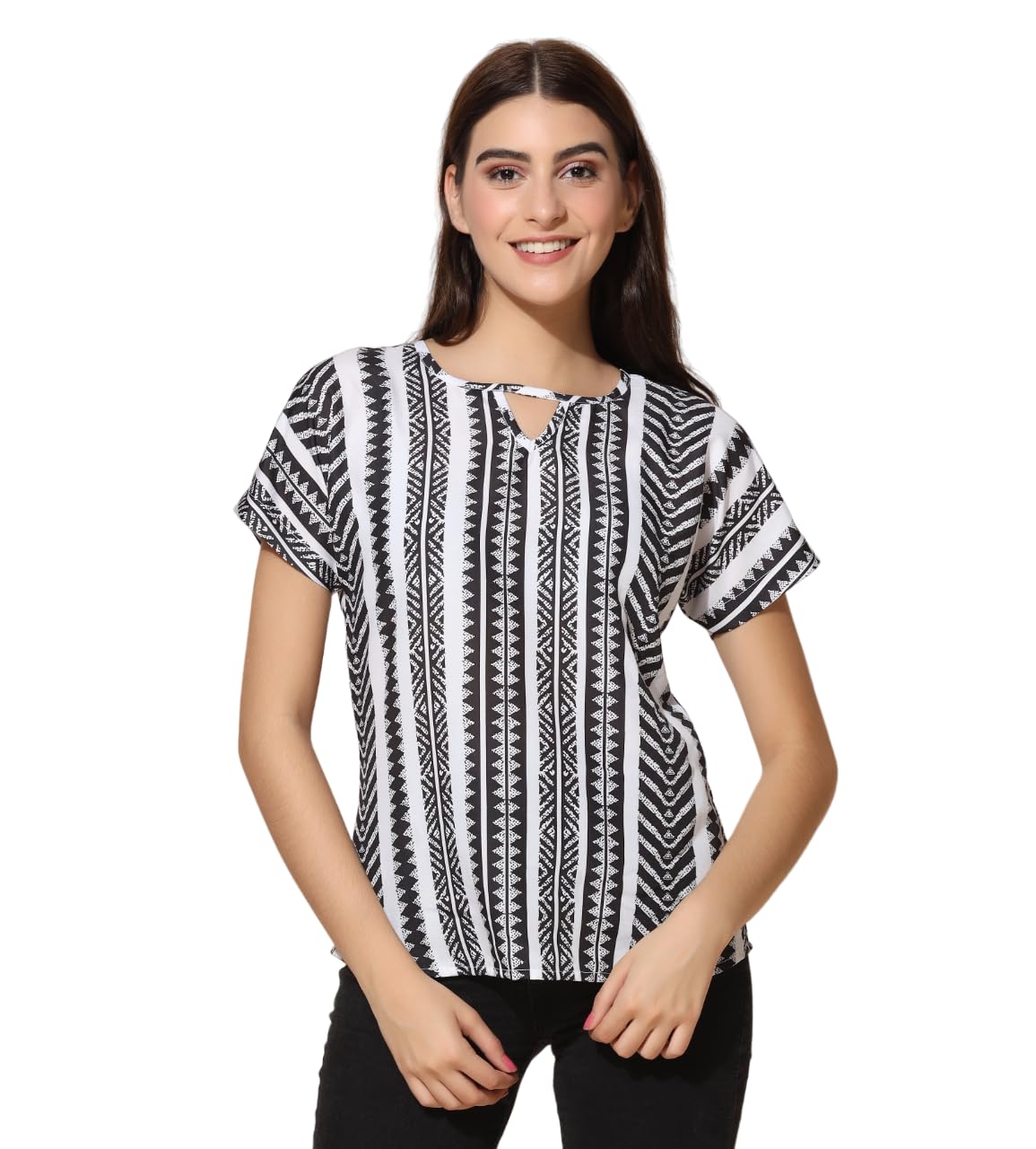 vastravibes Women's Solid Regular Fit Tunic Shirt-picture-33