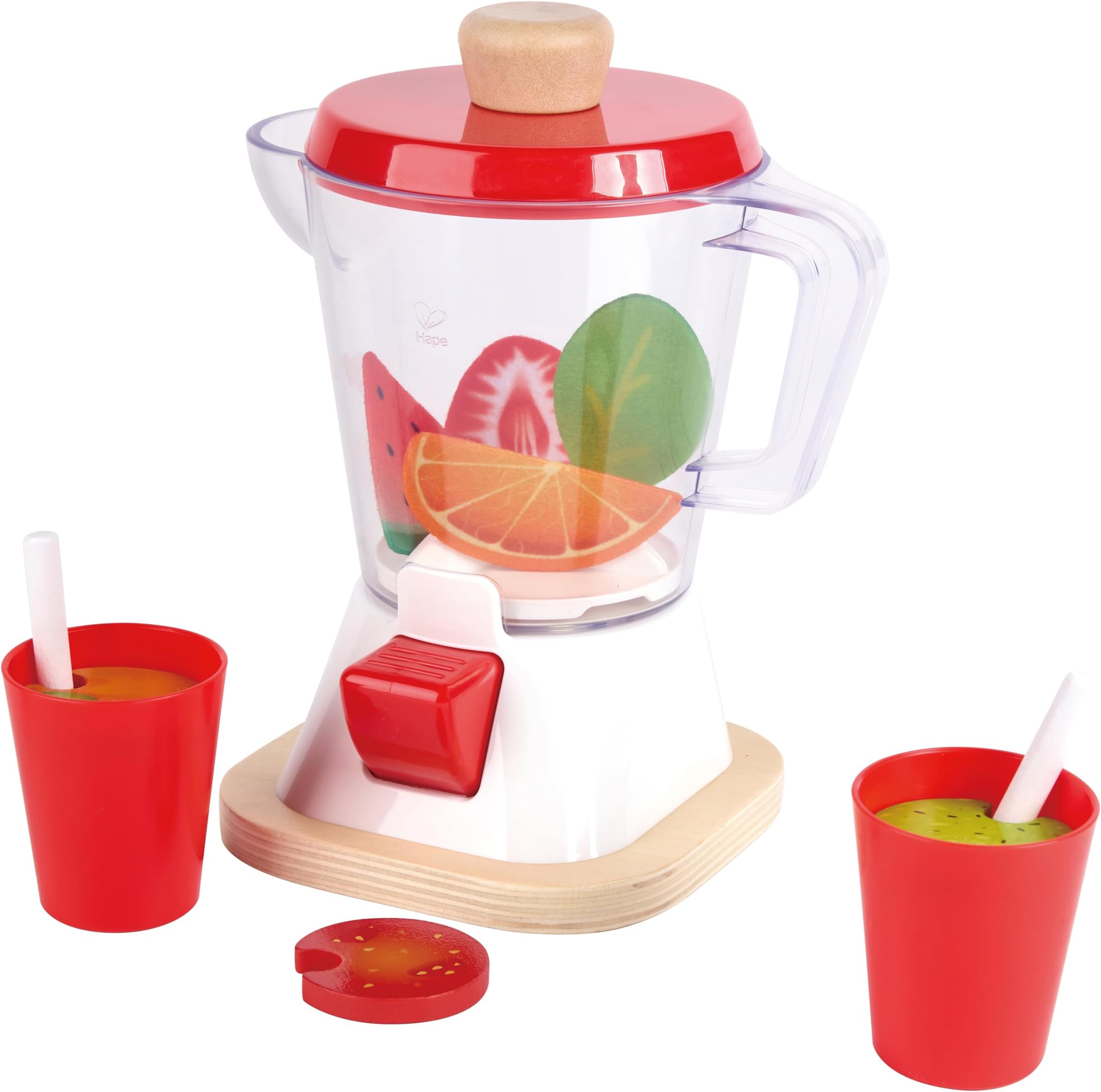Smoothie Blender | Multicolor Kitchen Smoothie Machine Play Set Complete with Cups & Straws