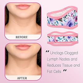 Pedobi Reusable Castor Oil Pack Wrap for Liver Detox, Castor Oil Wrap for Stomach Less Mess, Elastic Strap Machine Washable Anti Oil Leak 2pcsFlower