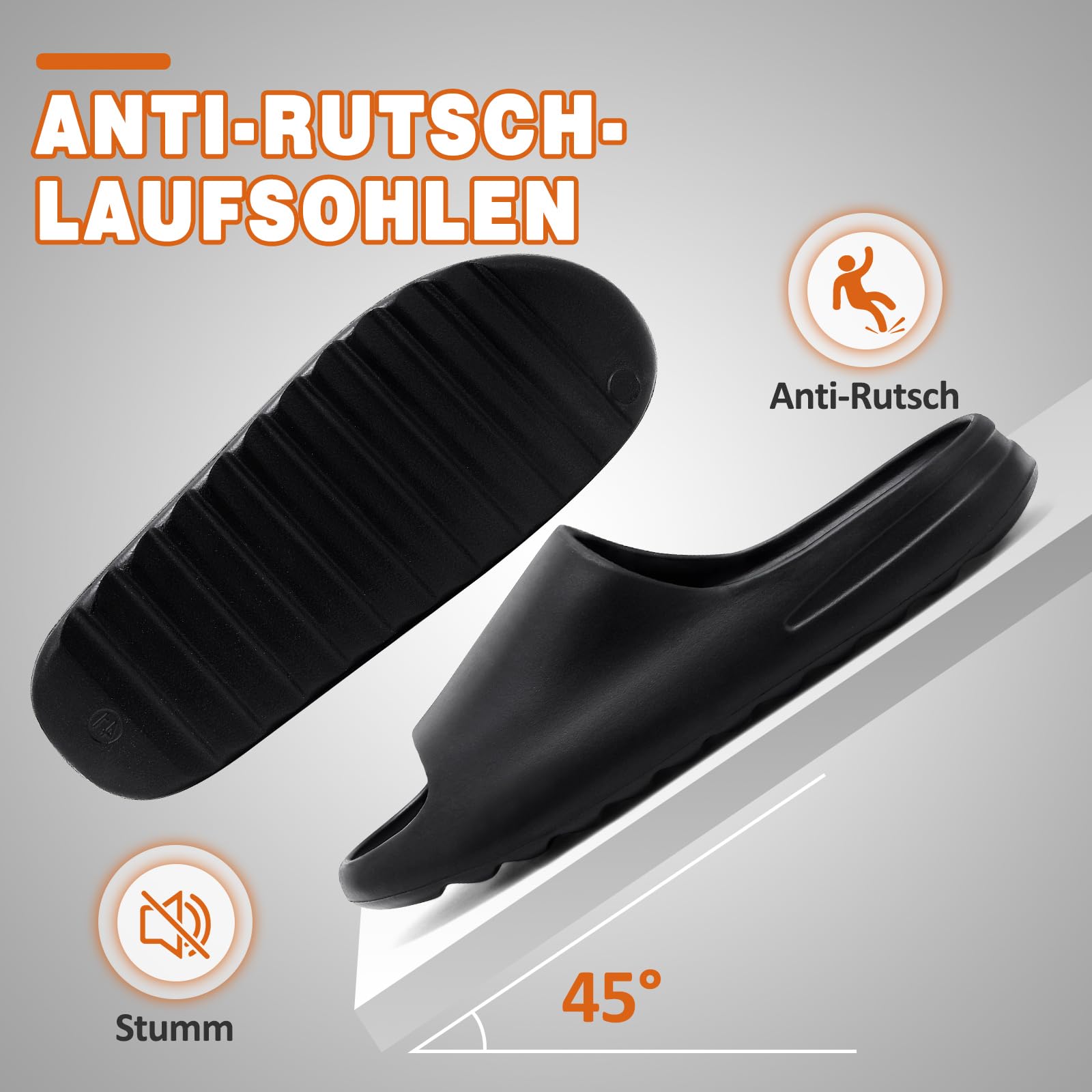 Jesindr Ciabatte Uomo Donna Estive Mare Pantofole Cozy Slides Casa Foam Slide Piscina Scarpe Nuvola Slippers Gomma Sliders Estivi Sandali