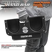 Vista 6 de M-AUTO Rodilleras Deslizantes con Ruedas, Rodilleras Duraderas con Ruedas Giratorias de 360 Grados Completos y Bandeja de Herramientas, Almohadillas