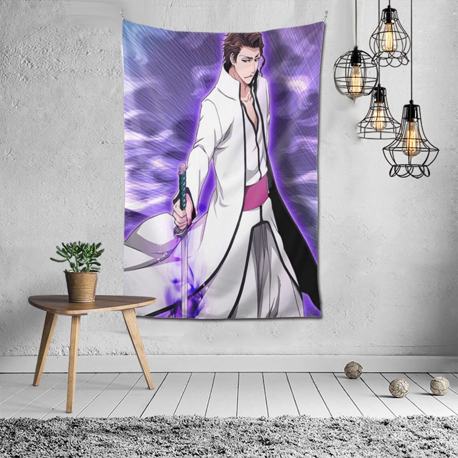 Anime Sosuke Aizen Tapestry Bedroom Living room tapestry Decoration Home Wall Hanging 60¡Á40 inch