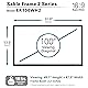 Elite Screens Sable Frame 2, 100-Inch Fixed Frame Projector Screen, 16:9 8K/4K Ultra HD & Active 3D Ready, ISF-Certified Material, Ideal for Home Theater, Office, and Indoor Presentations, ER100WH2