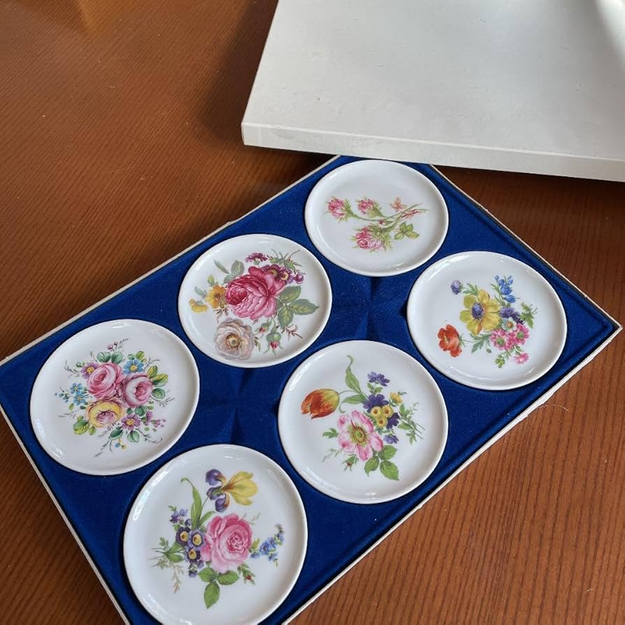 超高級希少品】Linder リンドナー コースター6個セット 超高級希少品】Linder リンドナー コースター6個セット