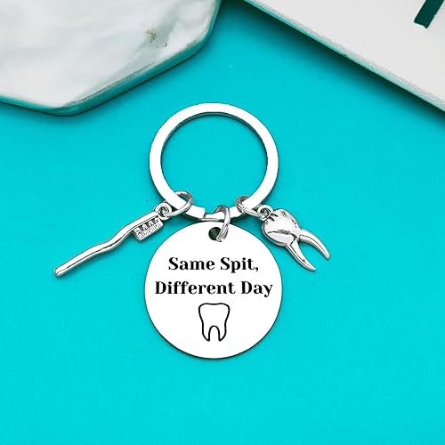 Miniatura 2 de Xiahuyu Regalos para dentistas para mujeres y hombres, regalo de higienista dental, llavero de día diferente, regalo de asistente dental, regalo