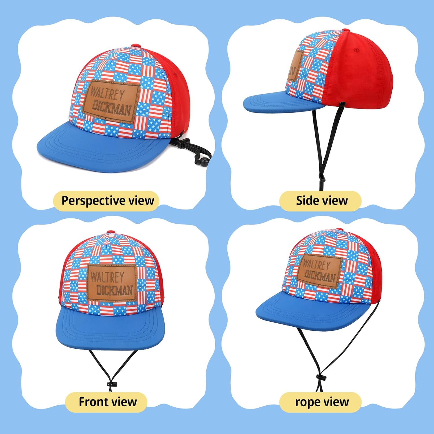 Custom Baseball Cap for Kids Boys Girls, Personalized Snapback Trucker Hats Ball Cap for Baby Toddler Adult Men Women - Image 2