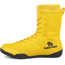 Men's Boxing Shoes, Wrestling Fighting Boots Non-Slip Indoor Cross-Training Boots Lightweight Sports Boots