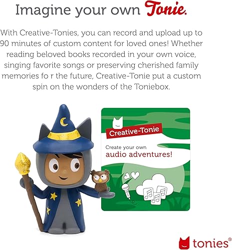 Miniatura 4 de Tonies Wizard Creative Audio Character - Graba y carga hasta 90 minutos de tus propias historias y canciones