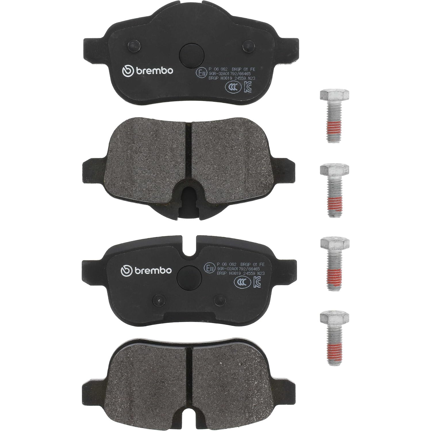 Brembo P 06 062 komplet klocków hamulcowych, hamulec tarczowy – (4-częściowy)