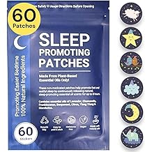Sleep Patches for Adults &amp; Kids - 60 100% Plant-Based Natural Essential Oils Sleep Aid Patches, Sleeping Stickers With No Melatonin, For Zen and Easy Bedtime