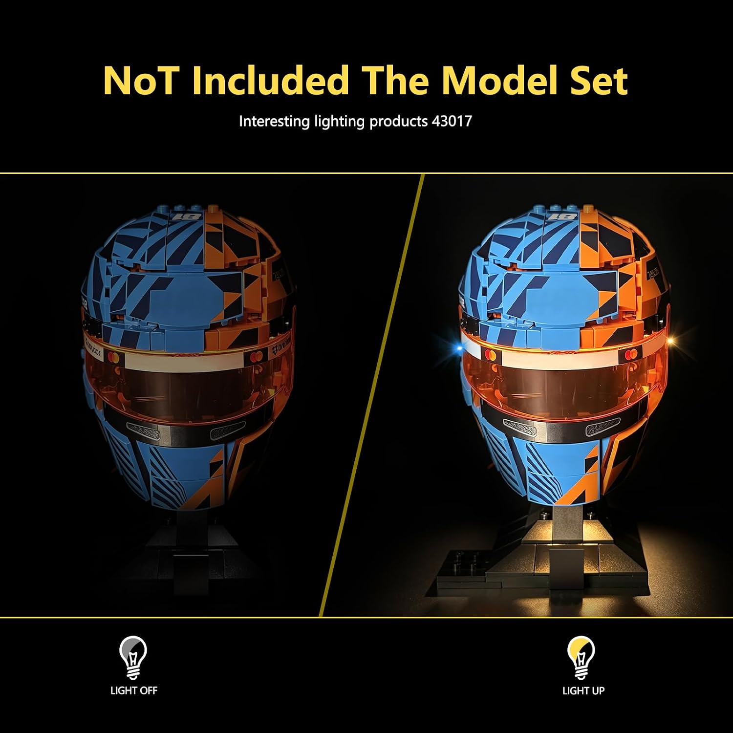 Light Kit Compatible with Lego McLaren MasterCard F1 Team Oscar Piastri image 3