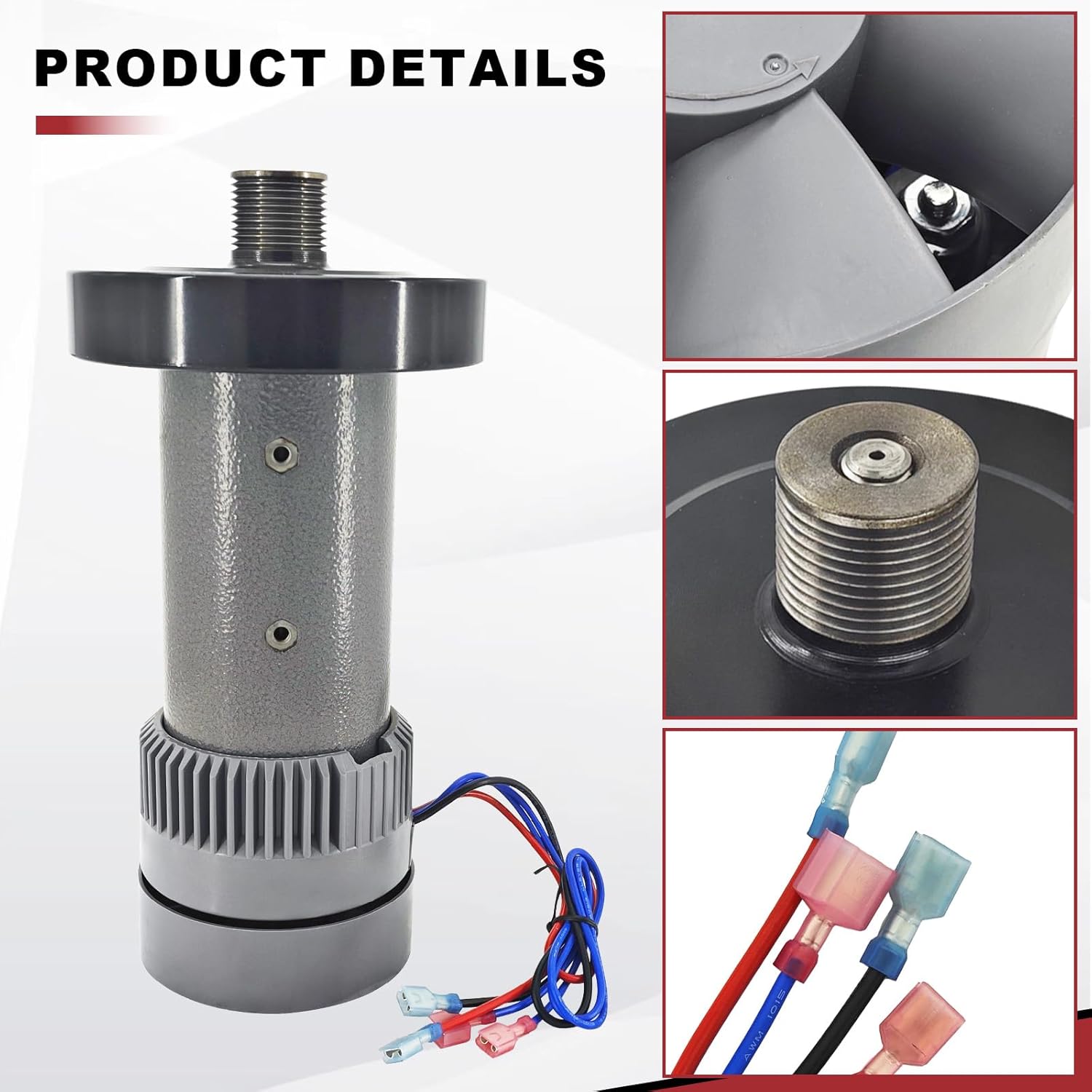 M-405565 Treadmill DC Drive Motor with Flywheel 2.80 HP 130V DC 1939W Compatible with NordicTrack, Proform, HealthRider, Gold's Gym, Epic, Reebok (Icon) Treadmill 356334,405618,349568