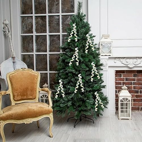 Vista 59 de TONIFUL Cinta rizadora de 500 yardas para decoración de arte y manualidades, envoltura de regalos, cintas y lazos para regalos de Navidad, Año Azul